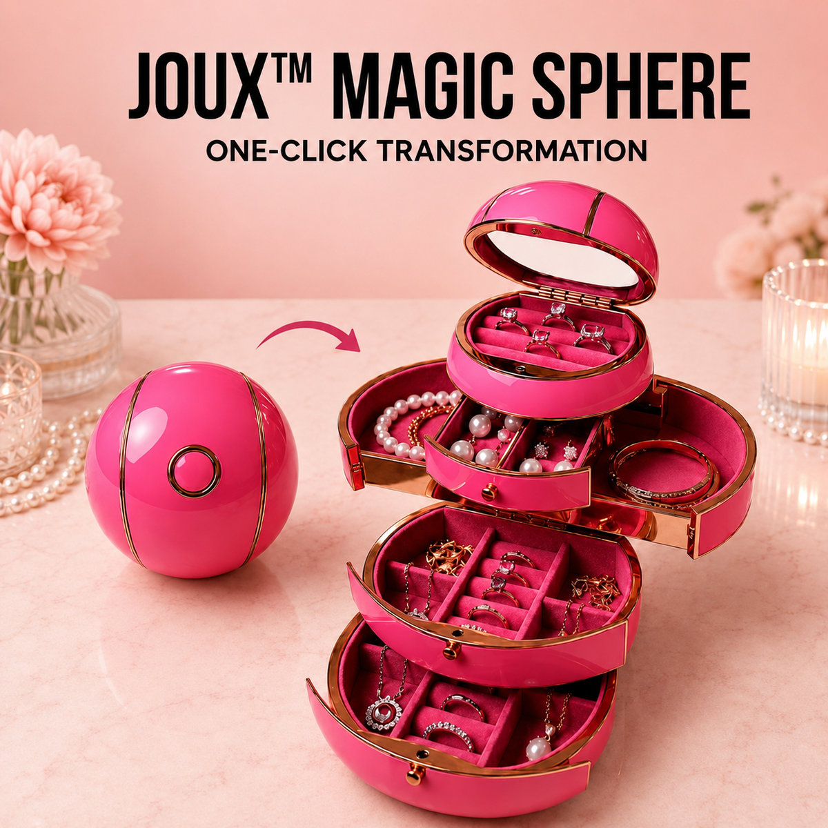 Joux™ Magic Sphere Jewelry Organizer
