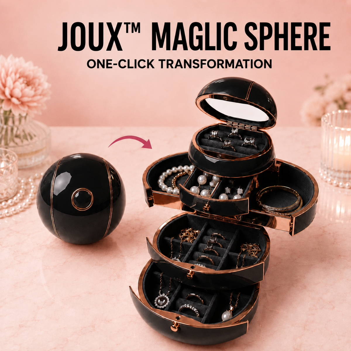 Joux™ Magic Sphere Jewelry Organizer
